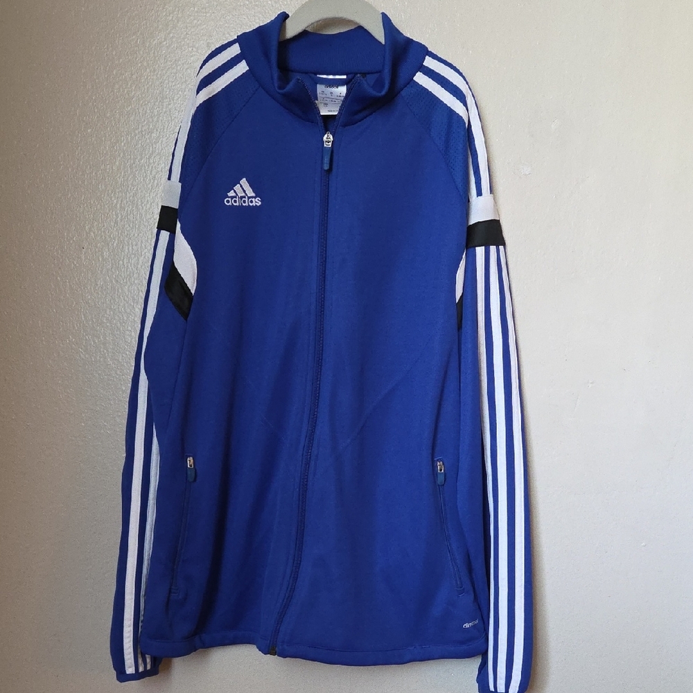 Adidas Royal Blue Zip-Up Jacket